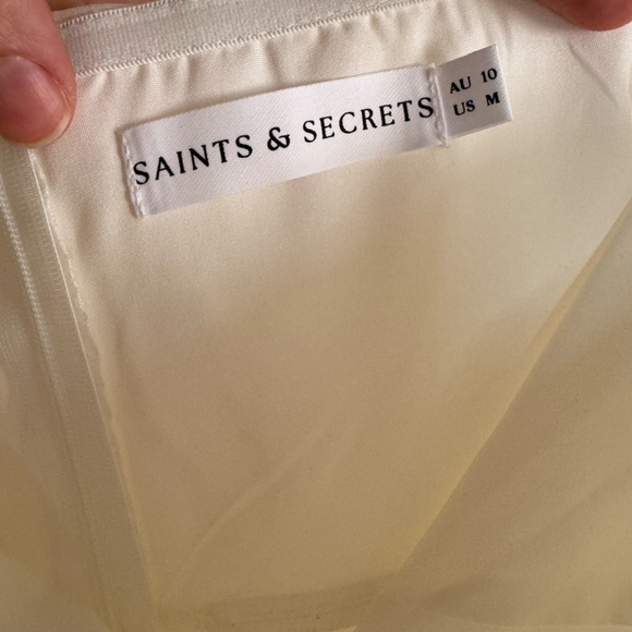 White Ruffled Strapless Romper - Picture 6 of 7